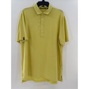 Polo Golf Ralph Lauren Mens Yellow Stretch LISLE Short Sleeve Polo Shirt XXL